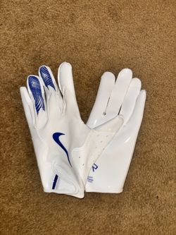 Blue Nike Vapor Gloves
