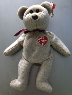 Beanie Babies. 1999 Signature Bear. Tag