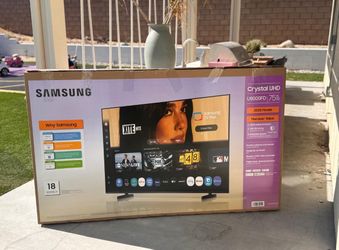 75” Samsung smart 4k led Uhd tv
