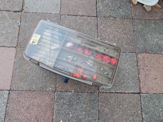 Fishing Tackle Box with Assorted Tackle