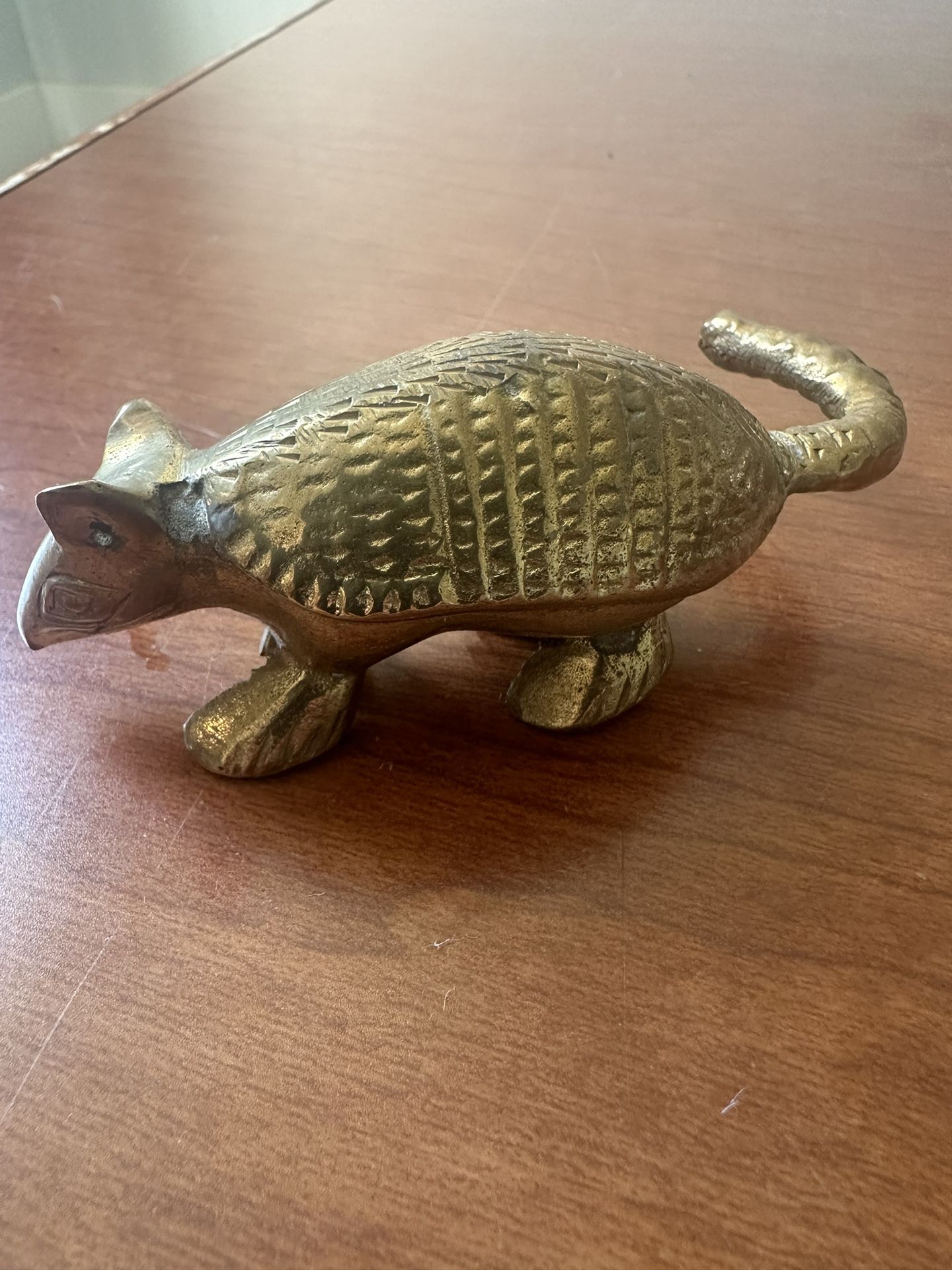 Vintage Armadillo Figurine Paperweight