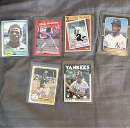 Rickey Henderson Card Lot