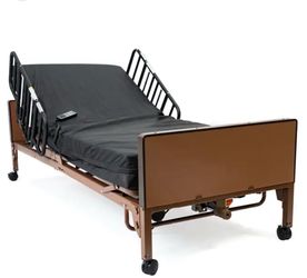 Electric bed with air mattress