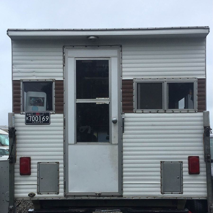 1966 TearDrop Cab Over Camper 13ft (8ft bed)