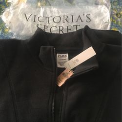 Victoria Secret Pink Polar Fleece Half Zip Size L