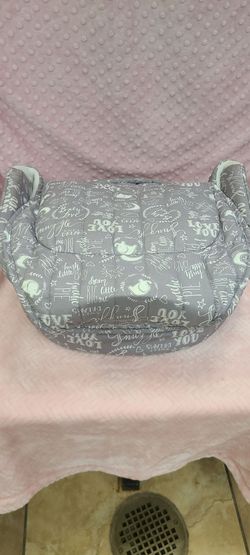 Gray Baby Booster Seat Cushion