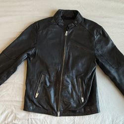 ALL SAINTS Cafe Racer Learher Jacket