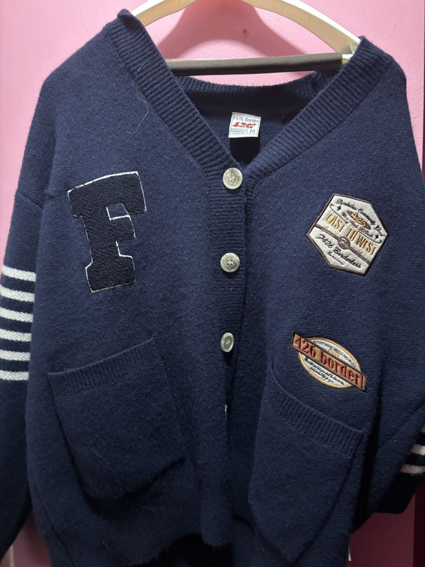 Blue Cardigan Size M Male