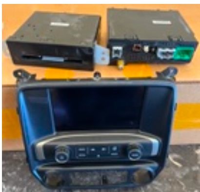 Del 2016 al 2018 estéreo y radio y pantalla para. Chevy Silverado para