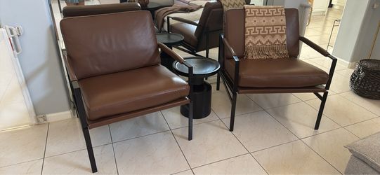 Set of Leather Club Chairs — Ashley Furniture