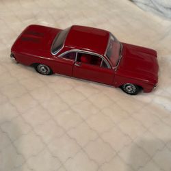 1963 Chevrolet  Corvair Sports Coupe Diecast Alloy Model Car Red