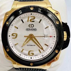 JP Edmond Cap Horn Swiss Automatic Gold 44mm No. 208 Men's Wristwatch In-Box