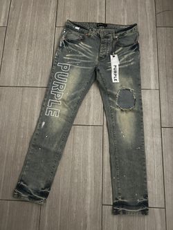 Purple jeans