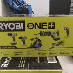 Ryobi One +  18v 6-Tool Combo Kit