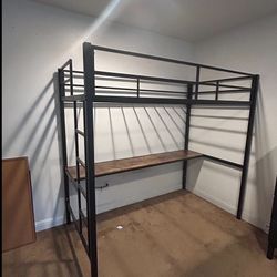 Loft Twin Bed With Desk
