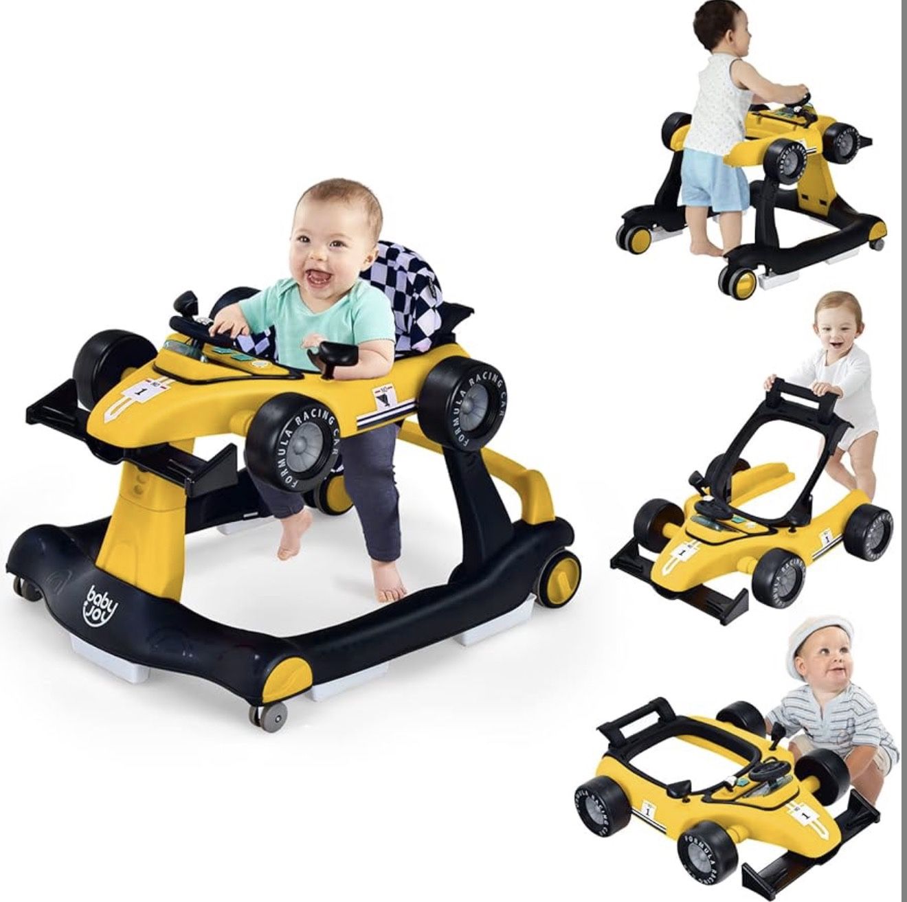 4-in-1 BABY JOY Foldable Activity Walker – $35 