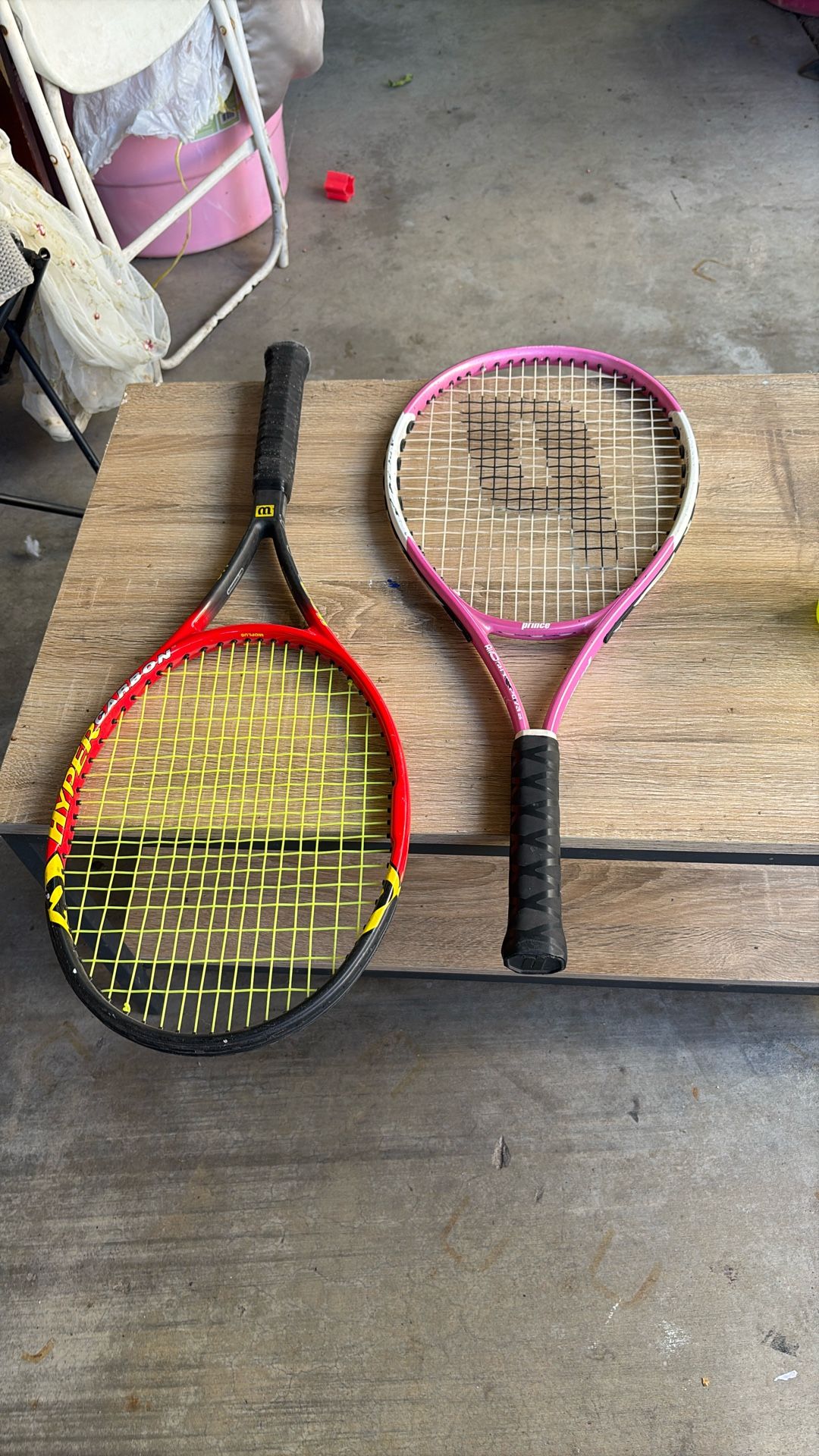 Wilson And Prince Tennis Rackets 