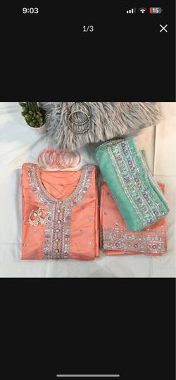 Get Eid-ready with AL NOOR Eid NEW Collection - featuring luxuriously embroidered 3-piece suits designed for elegance PAKISTANI DRESS