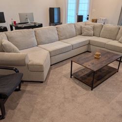 Large Sectional Couch With Cuddler