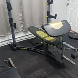 Exercise Bench With Attachments