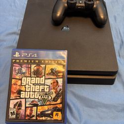 PS4 with copy of GTA 5
