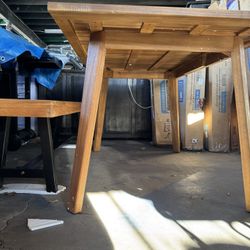 Brand New 6 Piece Wood Dinner Patio