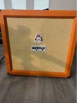 Orange Crush Pro 4x12 Guitar Cabinet – 240W (16 ohm). It’s in great condition and sounds huge—just downsizing my setup.  💰 $500