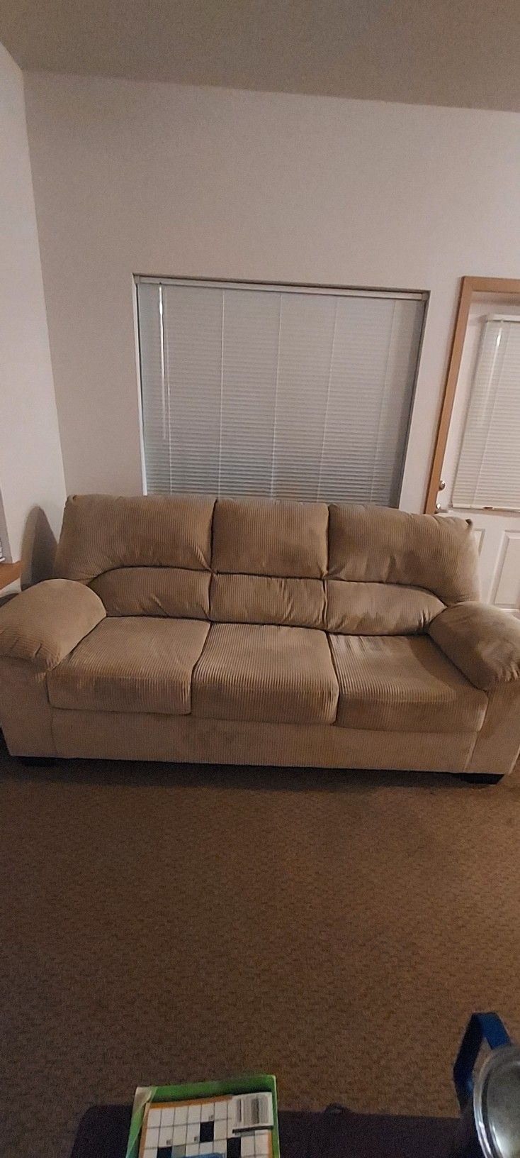 Beige Sofa 