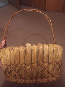 Beautiful hand made basket