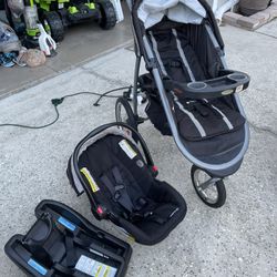 Baby Car Seat & Stroller  $25