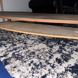 Wood Surfboard Table
