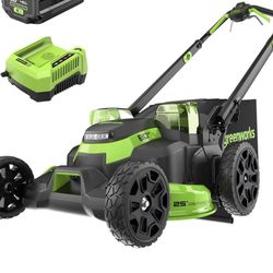 Greenworks 80V 25" Brushless Cordless (Self-Propelled) Dual Blade Lawn Mower.