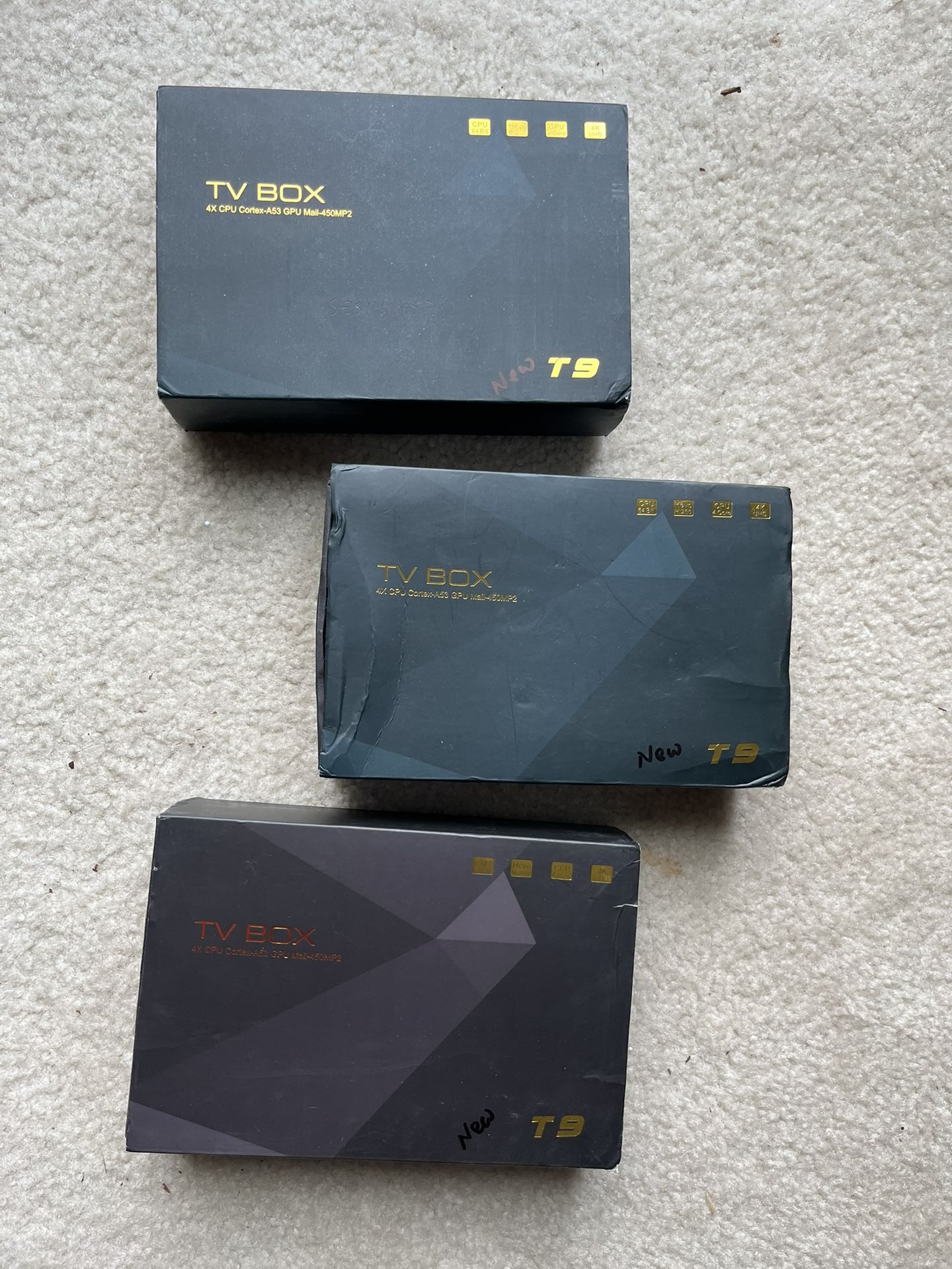 T9 Android TV Box 4 GB RAM and 32/64 GB storage