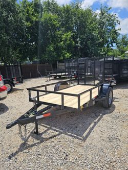 10x76 One Axle Traila, Gate 2026