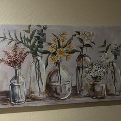 Floral Canvas Wall Art