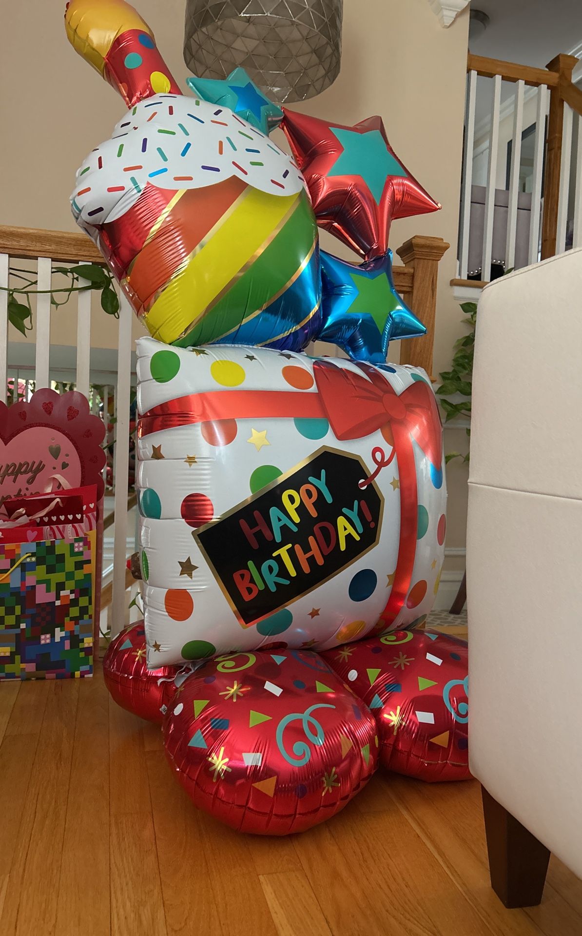 Huge! Impressive Happy Birthday Balloon Blowup!