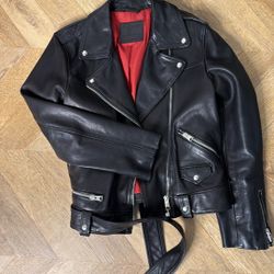 Allsaints Leather Jacket Size US10