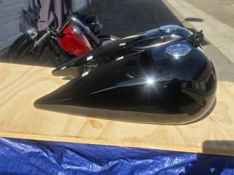 Harley streched tanks and fender set