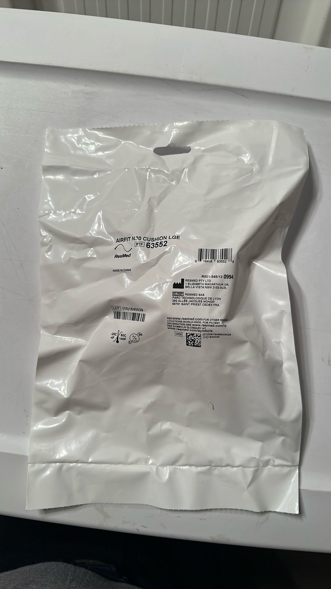 Res Med Airfit N20 Cushion (large) 63552