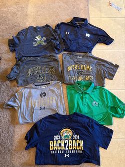 Notre Dame Fighting Irish Clothing Lot – 7 Pieces