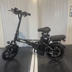 Folding electric bicycle
