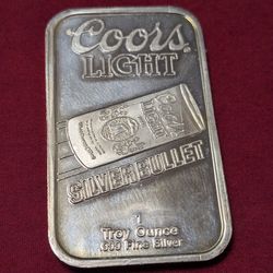 Silver .999 vintage bar 1oz.