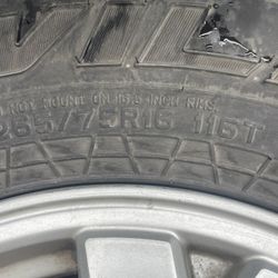 Toyota Wheels And Tires. 265/75r16