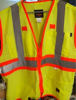 New outdoor protective reflective safety jacket (Men/Women) size 2XLG