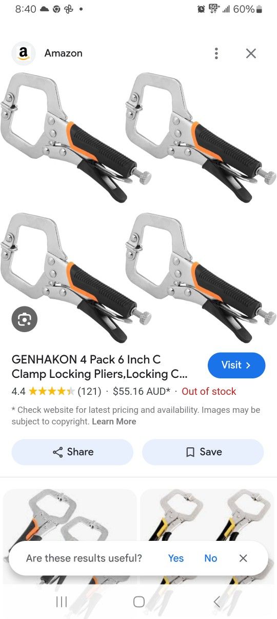 Clamp locking pliers.