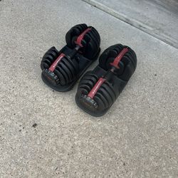 Bowflex Select Tech 552 Adjustable Pair. Dumbbells $360