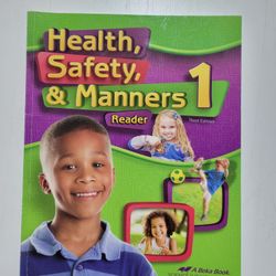 Abeka Health Safety & Manners Grade 1