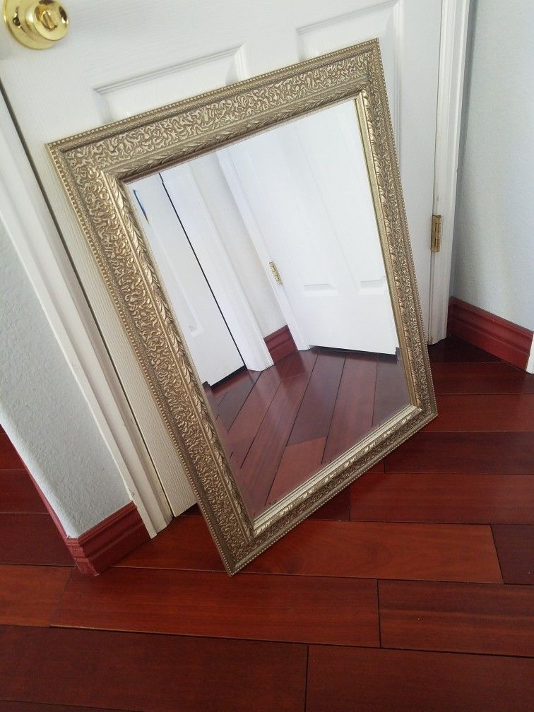 Mirror, Wood Frame, 33"×25"