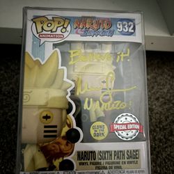 Naruto Funko Signed With Authentication 