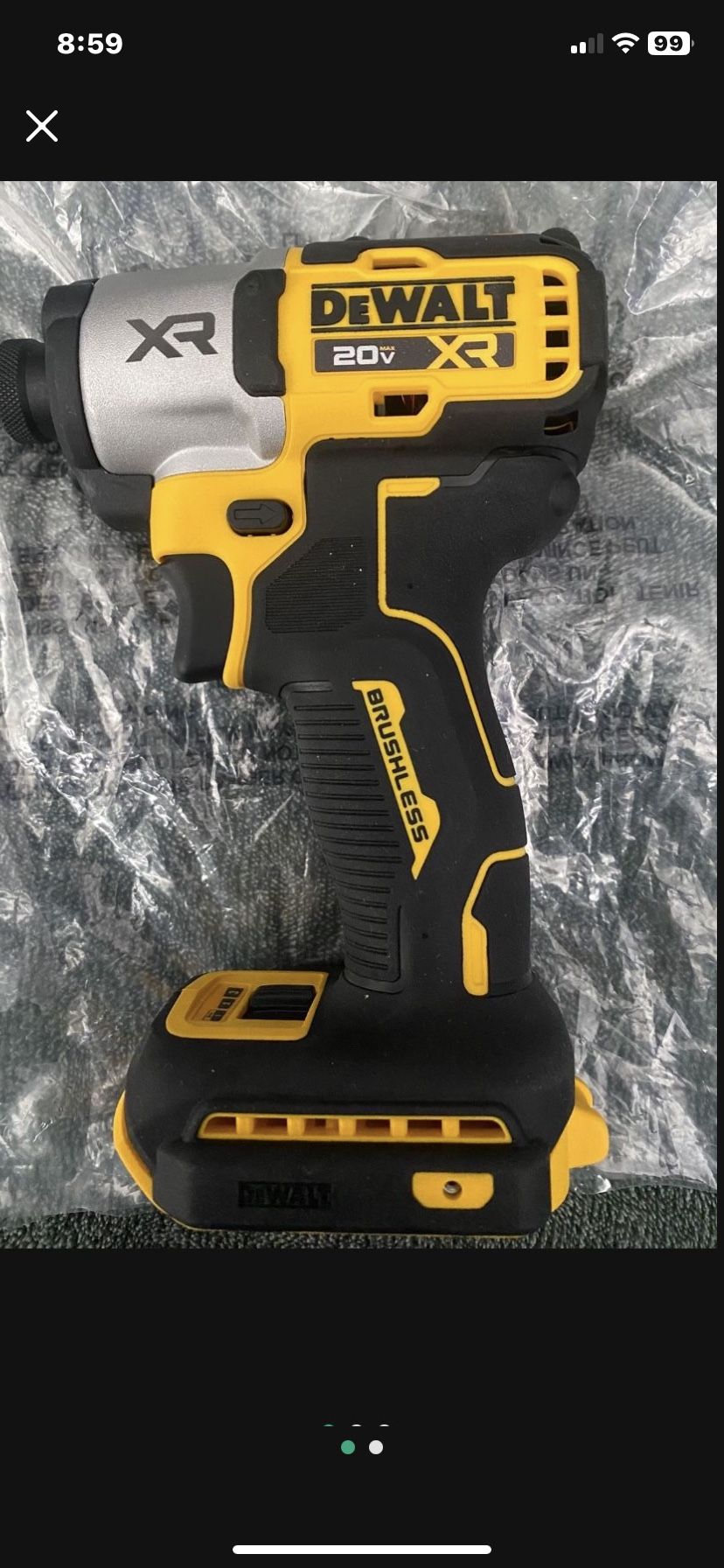 DEWALT 20V XR IMPACT NEW 3/ SPEED $100 FIRM FIRM TOOL ONLY